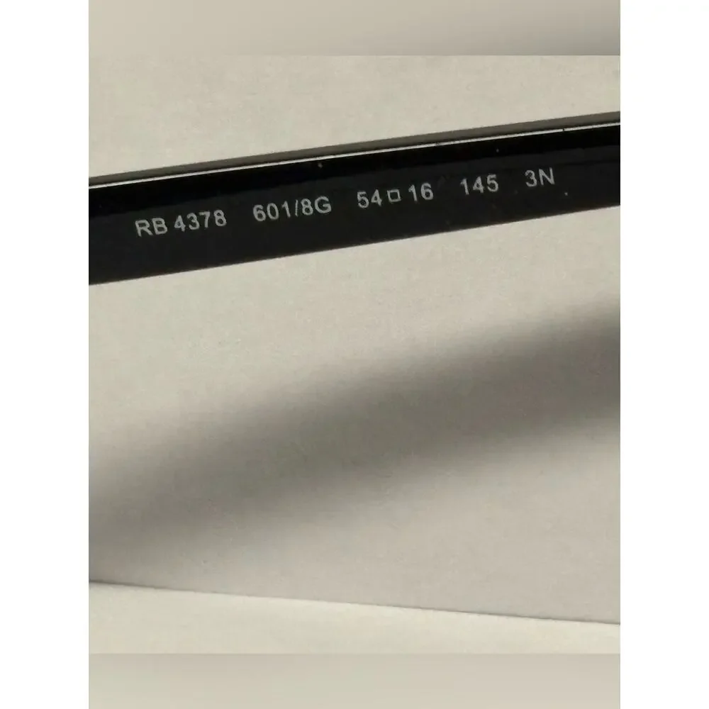 Ray-Ban RB4378 Black Sunglass Frames 54□16 Prescription Ready